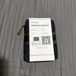 Hermes Navy and Brown Wallet